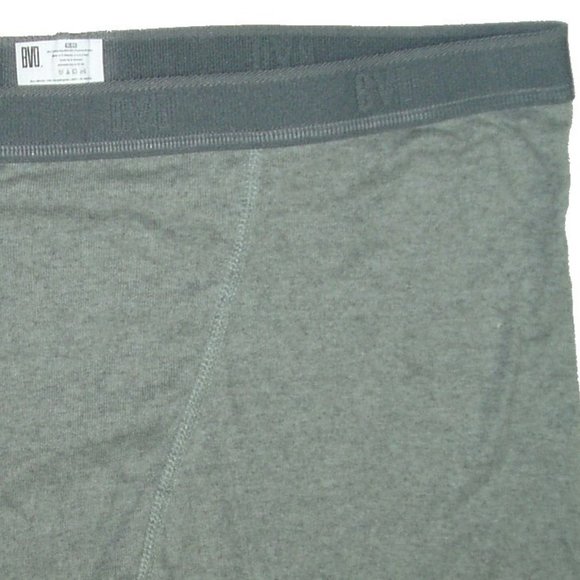 Grey Mens BVD Boxer Briefs Underwear Combed Cotton - Picture 2 of 7